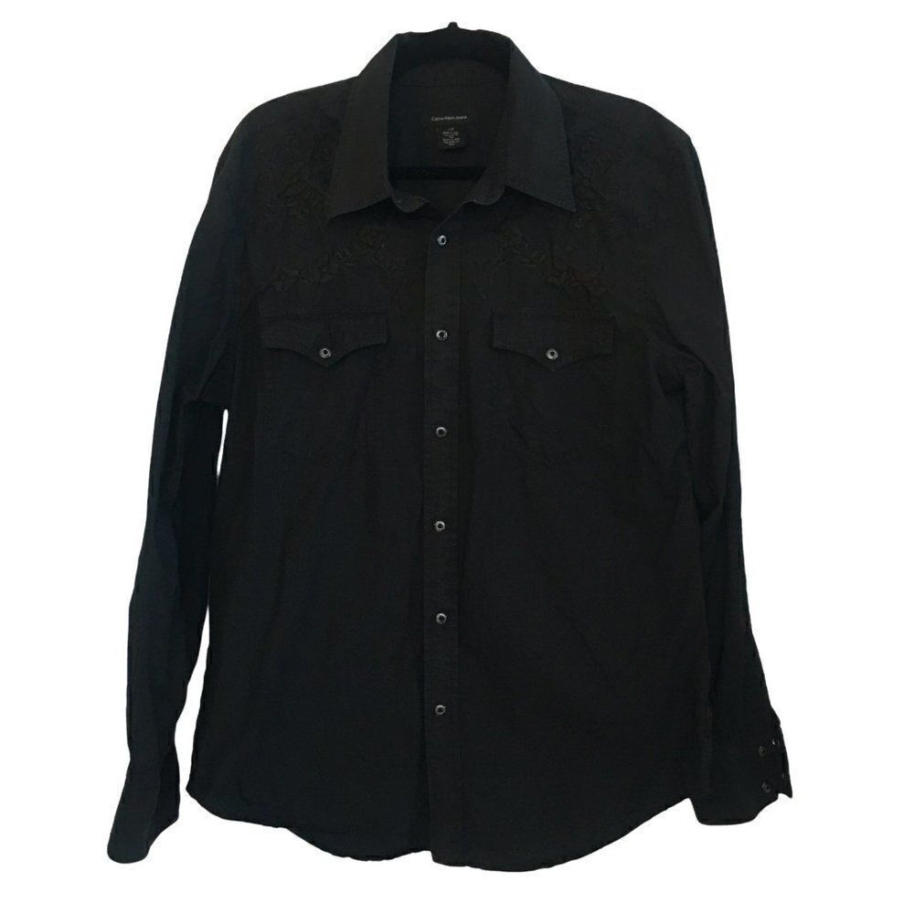 Calvin Klein Jeans Men Black Shirt